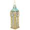 5" Glittered Gold Glass Big Ben Christmas Ornament